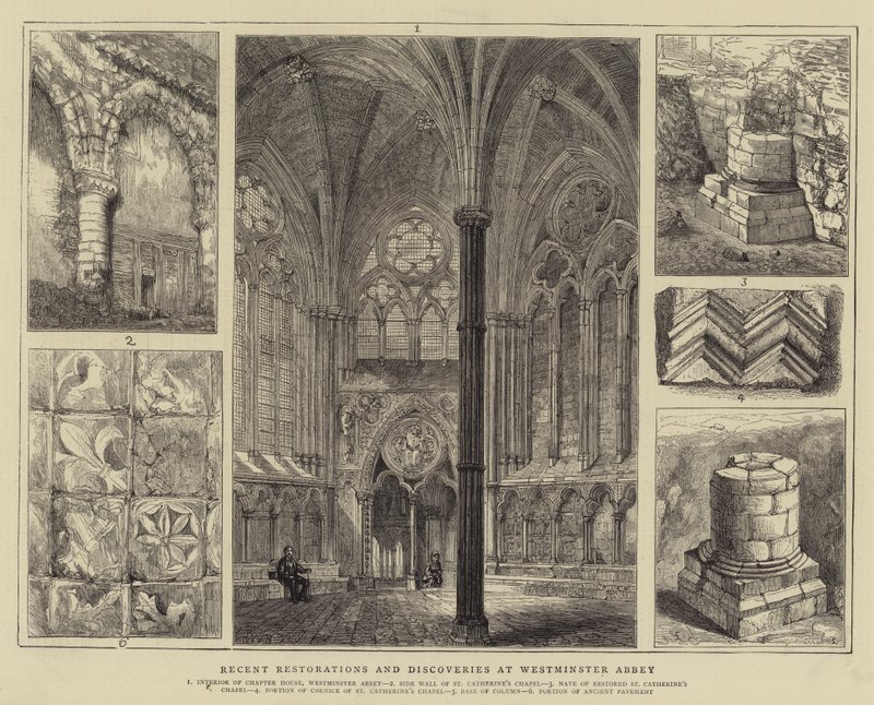 Recent Restorations and Discoveries at Westminster Abbey by Henry William Brewer