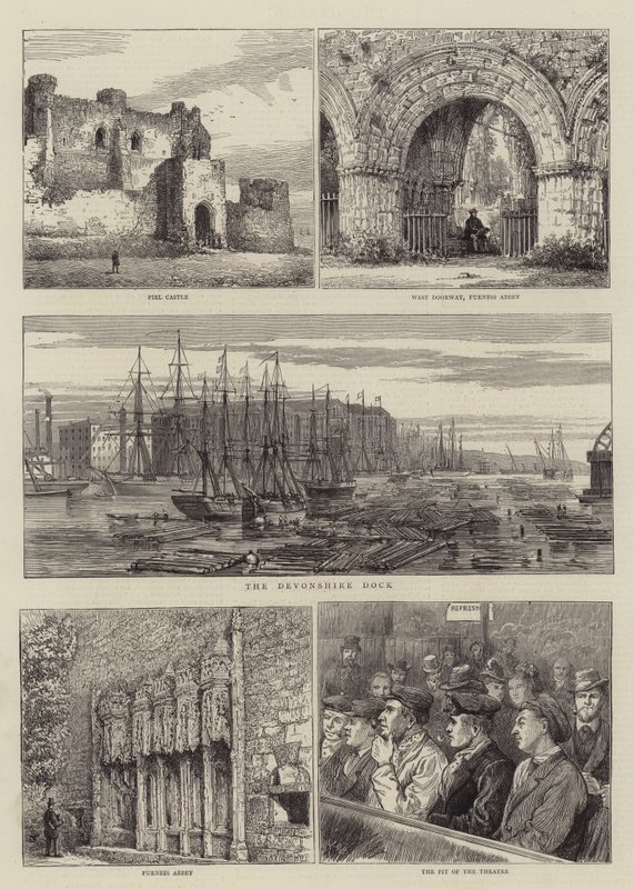 Sketches in Barrow-in-Furness by Henry William Brewer