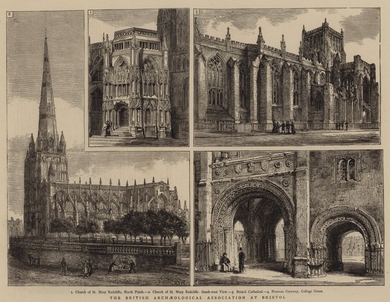 The British Archaeological Association at Bristol by Henry William Brewer