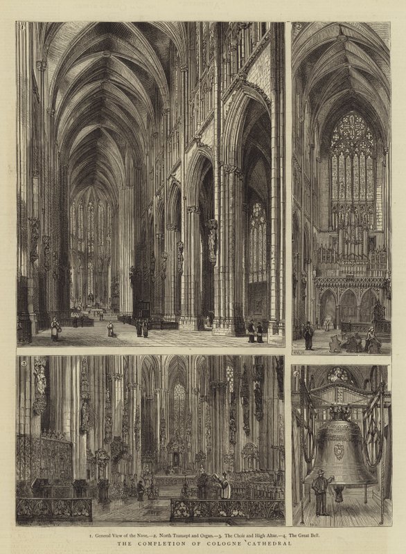The Completion of Cologne Cathedral by Henry William Brewer