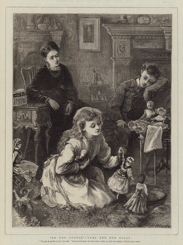 An Odd Couple, Vera and her Dolls by Henry Woods