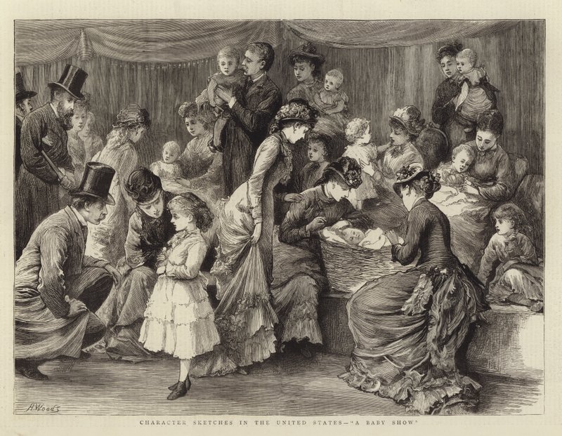 Character Sketches in the United States, A Baby Show by Henry Woods