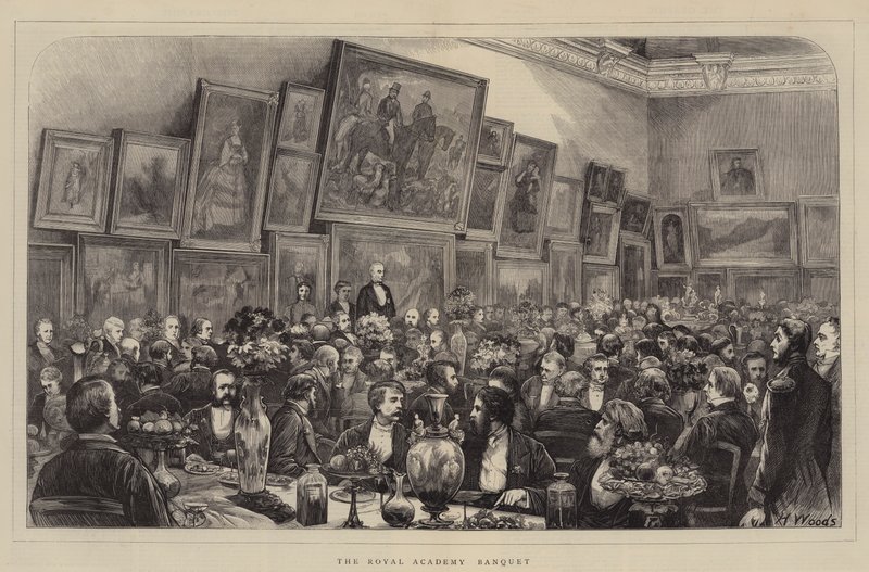 The Royal Academy Banquet by Henry Woods
