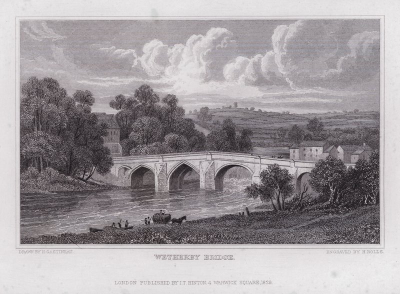 Wetherby Bridge by Henry (after) Gastineau