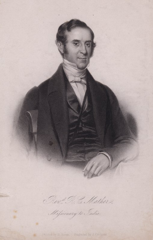 Henry Cotton Mather, English Christian missionary in India by Henry (after) Room