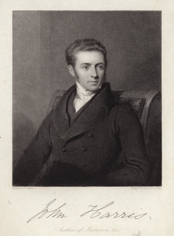 John Harris, English clergyman and author of Mammon or Covetousness The Sin of the Christian Church by Henry (after) Room