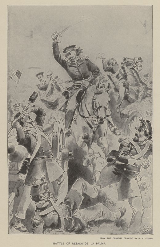 Battle of Resaca de la Palma by Henry Alexander (after) Ogden