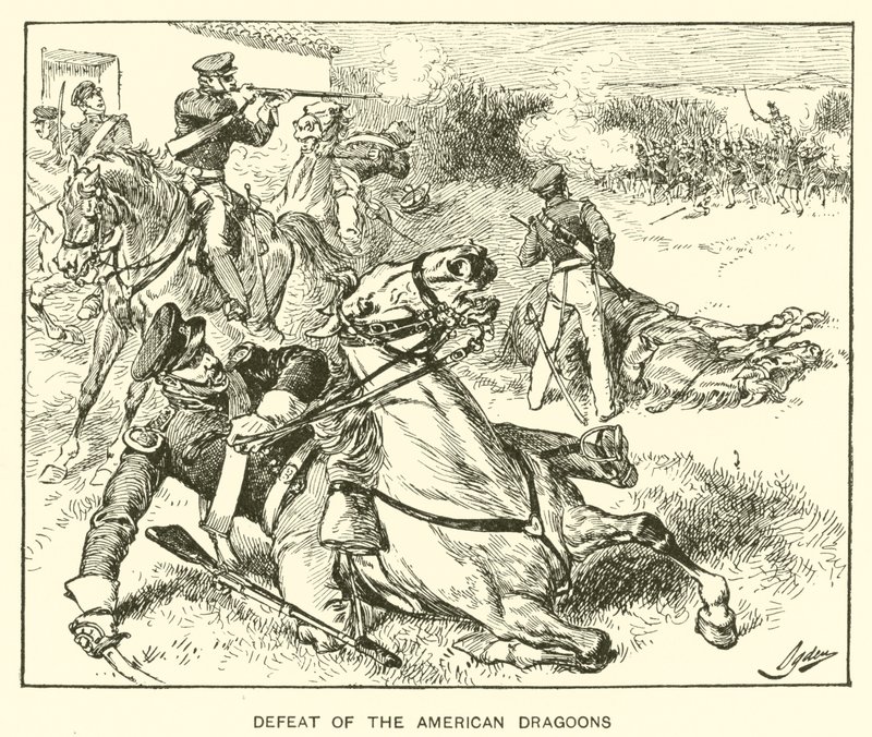 Defeat of the American Dragoons by Henry Alexander (after) Ogden