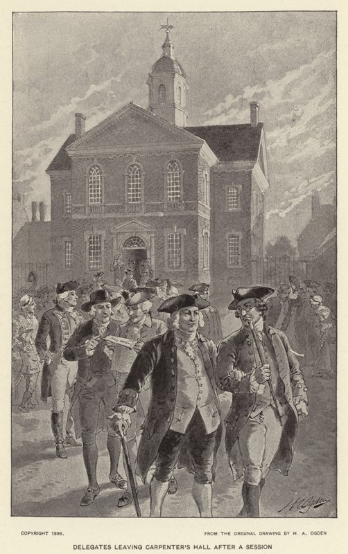 Delegates Leaving Carpenter
