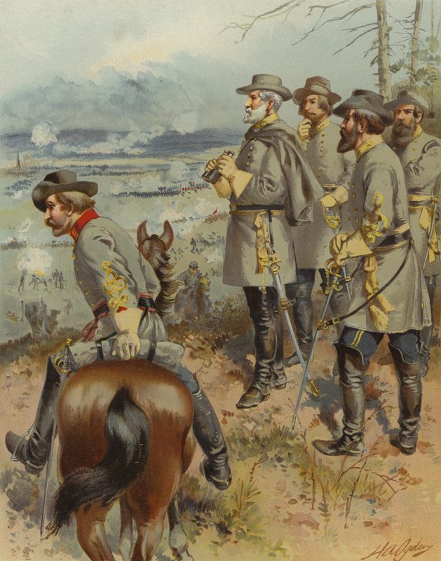 General Robert E Lee at Fredericksburg by Henry Alexander (after) Ogden