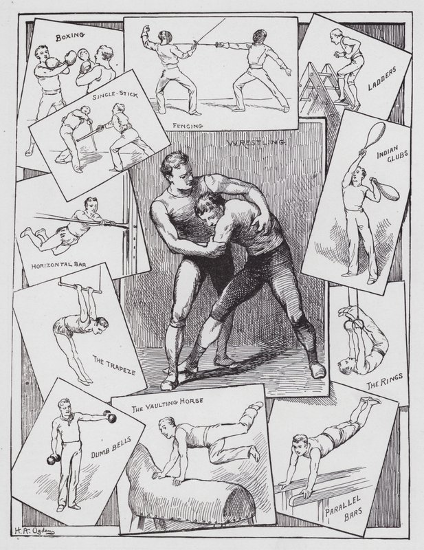 Indoor Exercises by Henry Alexander (after) Ogden