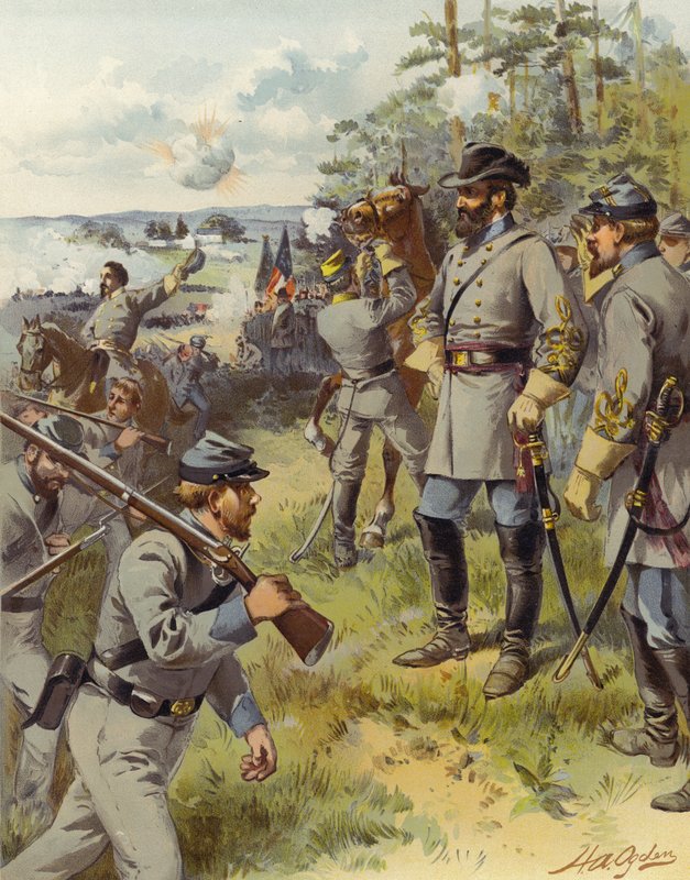 Stonewall Jackson, Bull Run by Henry Alexander (after) Ogden