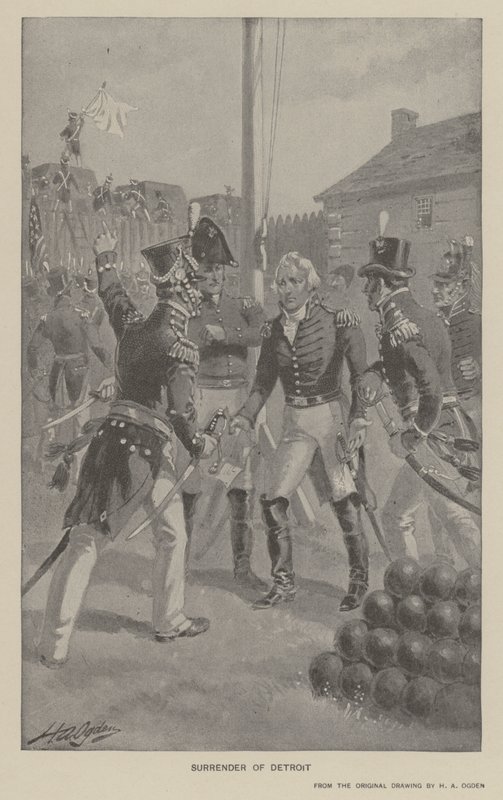 Surrender of Detroit by Henry Alexander (after) Ogden