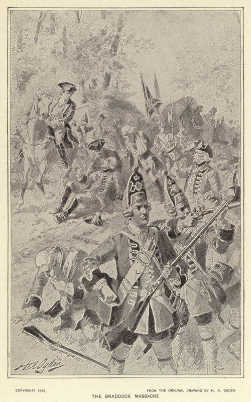 The Braddock Massacre by Henry Alexander (after) Ogden
