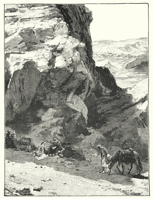 Shadow of a great rock, near War Sabo by Henry Andrew Harper