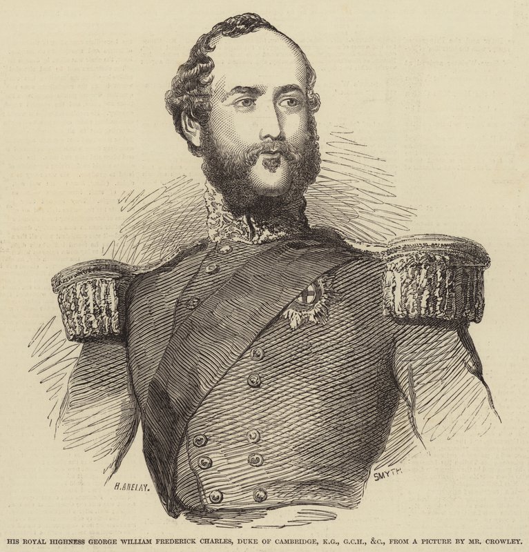 His Royal Highness George William Frederick Charles, Duke of Cambridge, KG, GCH, etc. by Henry Anelay