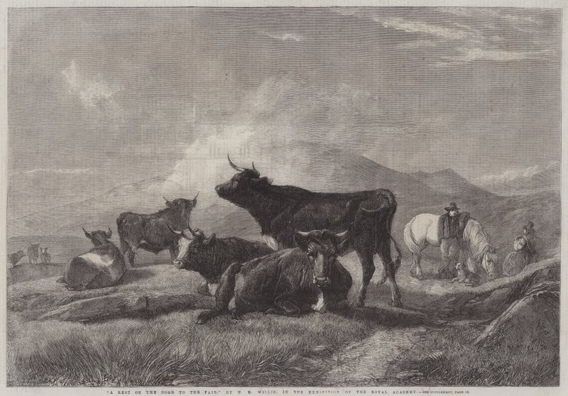 A Rest on the Road to the Fair by Henry Brittan Willis