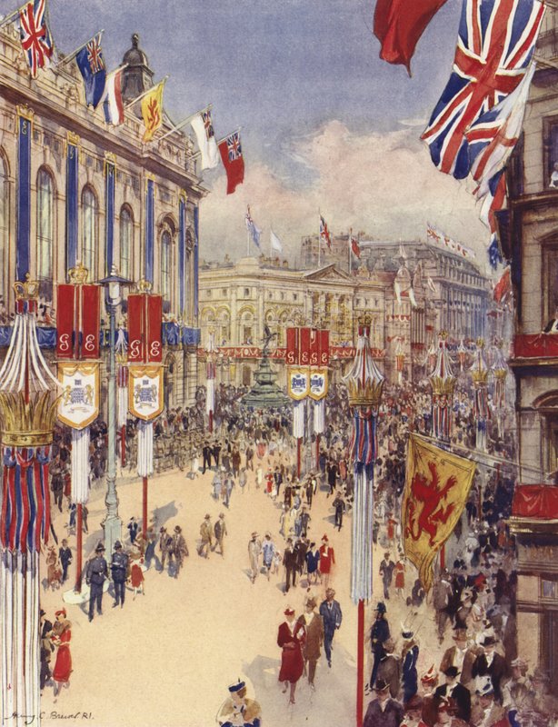 Piccadilly Circus, London by Henry Charles Brewer