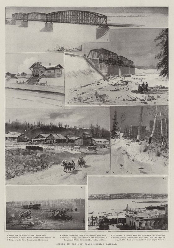 Scenes on the New Trans-Siberian Railway by Henry Charles Seppings Wright