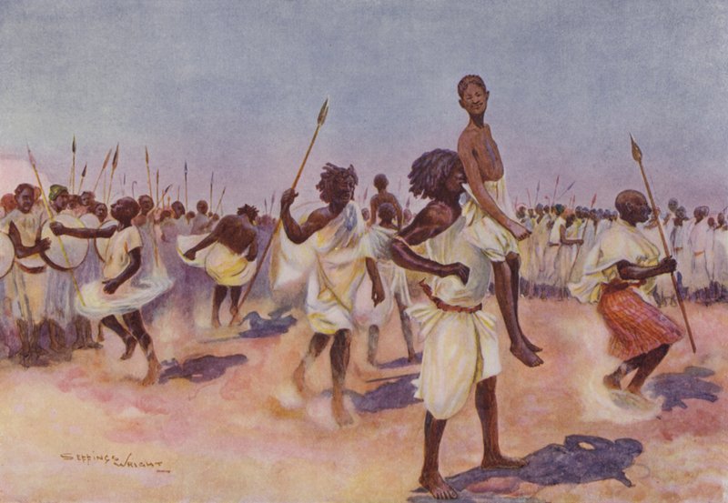 The Borana Bororansi Dance, Somaliland by Henry Charles Seppings Wright