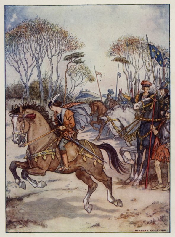 A fine exhibition of horsemanship by Henry Cole
