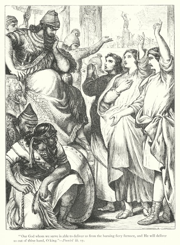 The Fiery Furnace by Henry Courtney (after) Selous