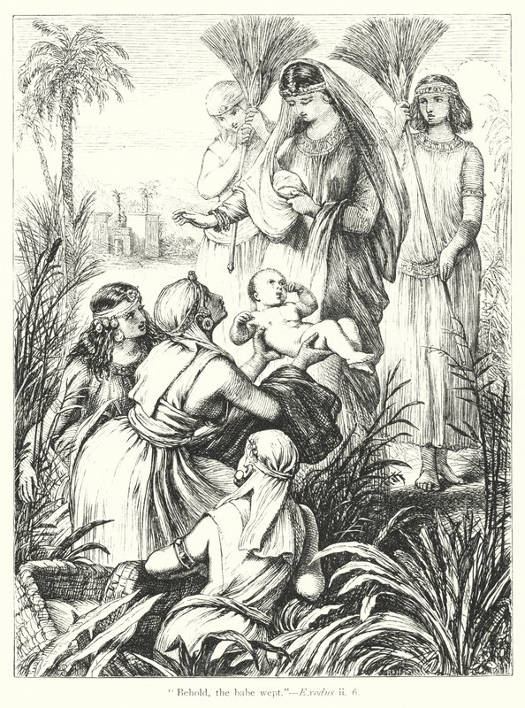 The Finding of Moses by Henry Courtney (after) Selous