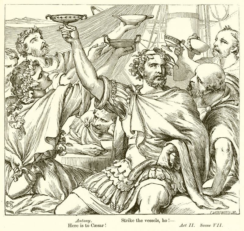 Antony and Cleopatra by Henry Courtney Selous