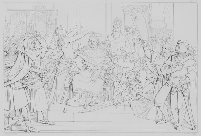 Episode from Life of Robert Bruce, According to Sir Walter Scott by Henry Courtney after Selous