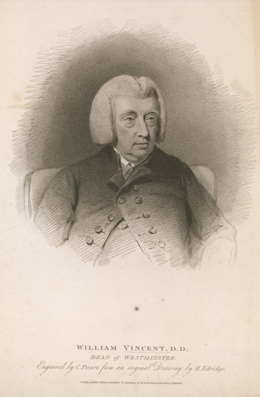 William Vincent, DD, Dean of Westminster by Henry Edridge