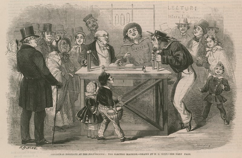 Christmas holidays at the Polytechnic by Henry George Hine