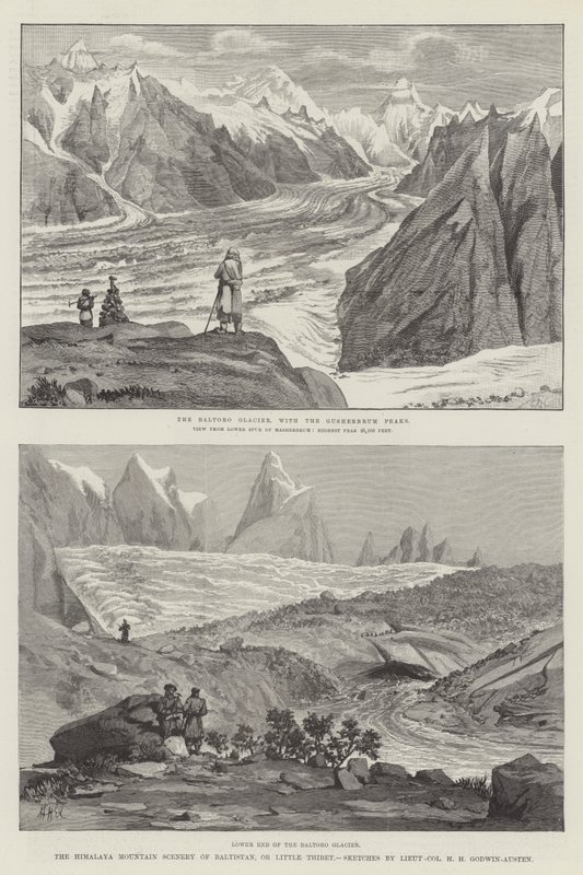 The Himalaya Mountain Scenery of Baltistan, or Little Thibet by Henry Haversham Godwin Austen