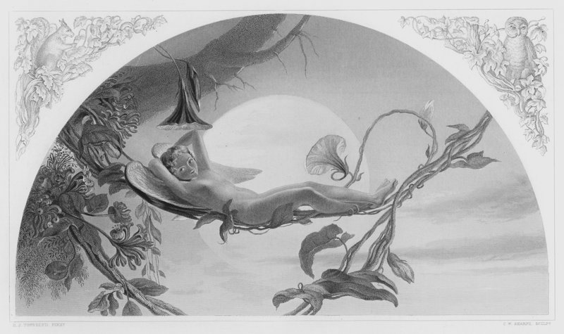 Ariel, from the picture in the Royal Collection by Henry James Townsend