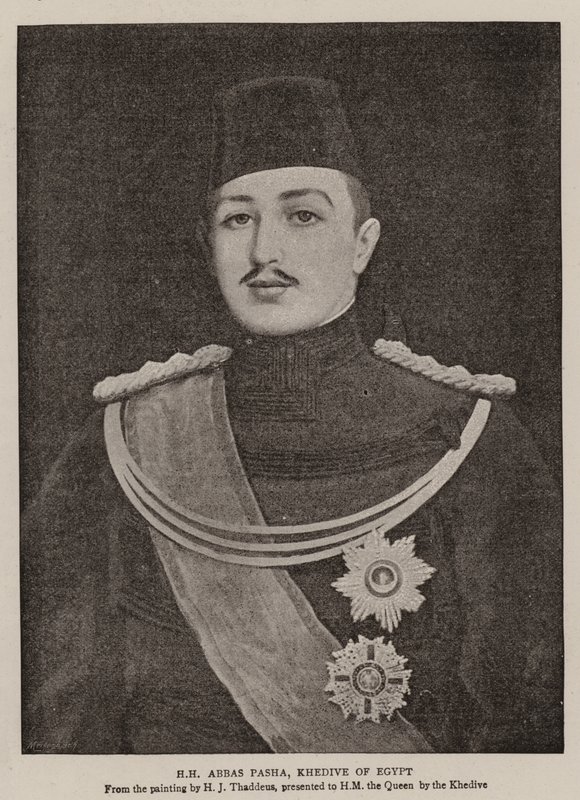 HH Abbas Pasha, Khedive of Egypt by Henry Jones Thaddeus