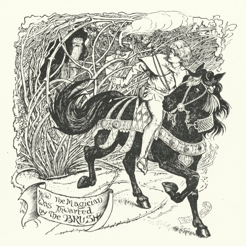 How the Magician Was Thwarted by the Brush by Henry Justice Ford