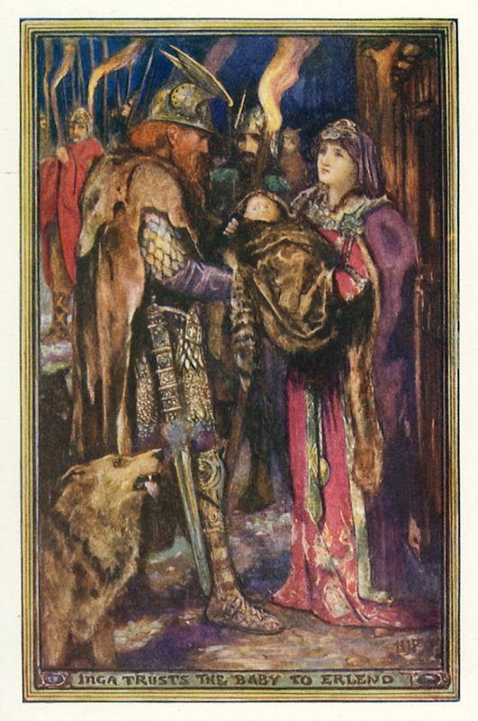 Inga trusts the baby to Erleno by Henry Justice Ford