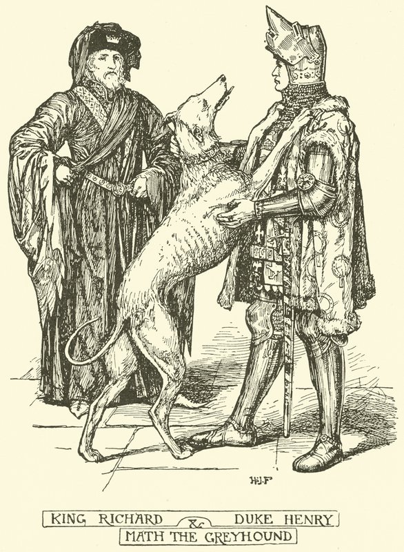 King Richard & Duke Henry with the Greyhound by Henry Justice Ford