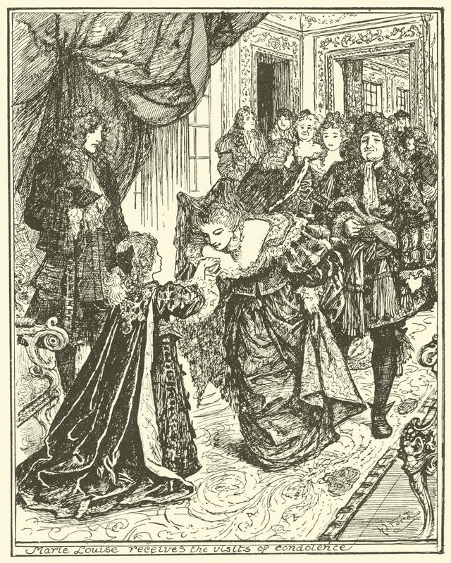Marie Louise Receives the Visits of Condolence by Henry Justice Ford