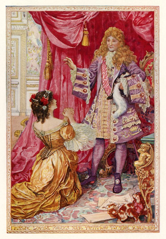 Marie Louise makes her petition to the king by Henry Justice Ford