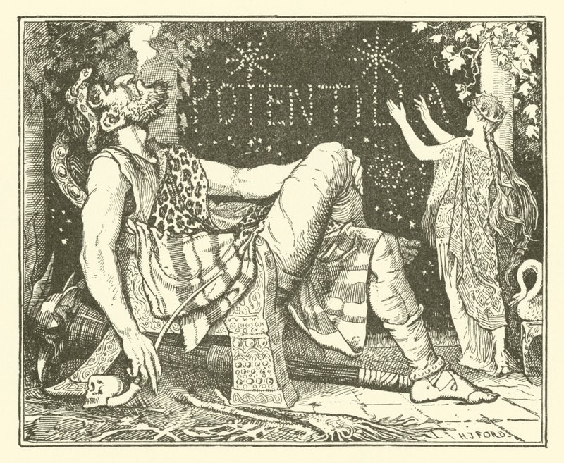 Prince Narcissus and the Princess Potentilla by Henry Justice Ford