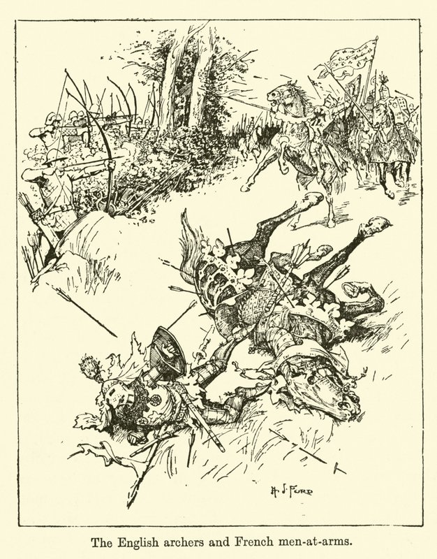 The English Archers and French Men-at-Arms by Henry Justice Ford