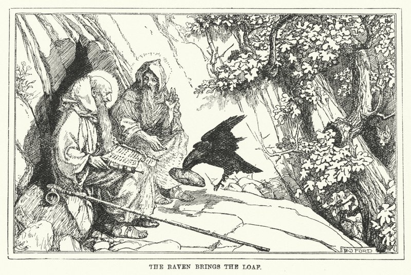 The raven brings the loaf by Henry Justice Ford
