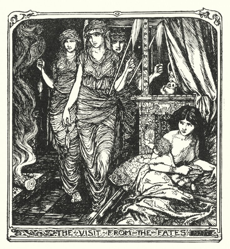 The visit from the Fates by Henry Justice Ford