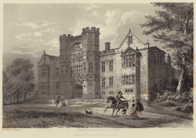 Brereton Hall, Cheshire by Henry Lark Pratt