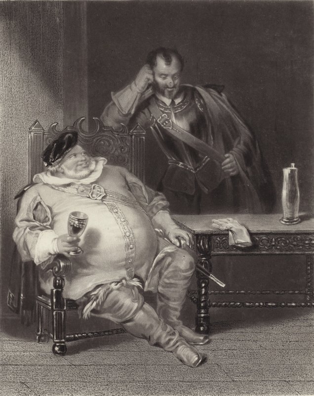 Falstaff and Bardolph by Henry Liverseege
