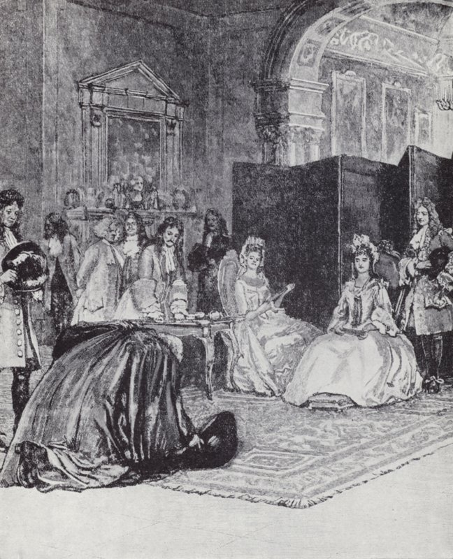 Bishop Burnet announcing the accession of Queen Anne by Henry Marriott (after) Paget