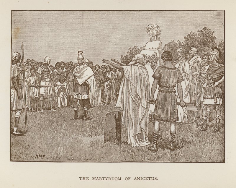 The martyrdom of Anicetus by Henry Marriott (after) Paget