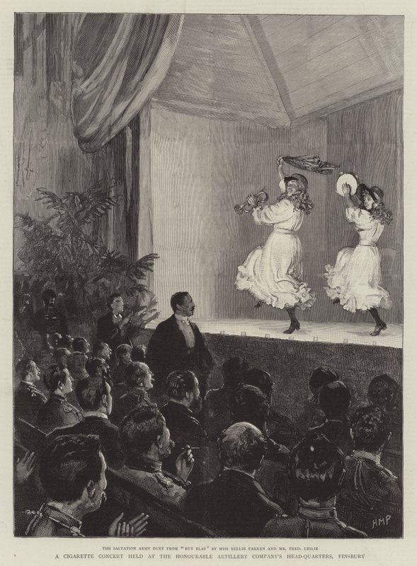 A Cigarette Concert Held at the Honourable Artillery Company