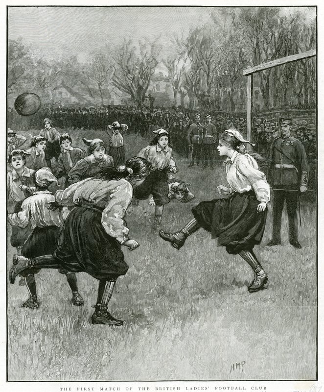 The First Match of the British Ladies