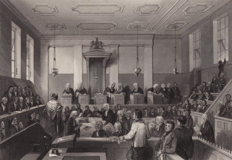 Central Criminal Court, Old Bailey, London by Henry Melville